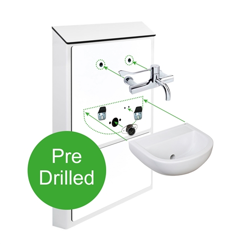 Medic Line Easy-Fit Half Height IPS Unit - White